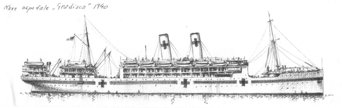 1940 - Nave ospedale 'Gradisca'